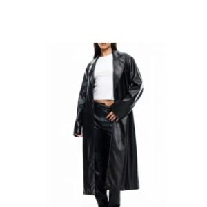Lioness Black Trench Coat